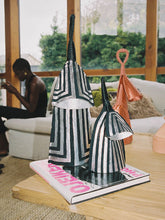 Load image into Gallery viewer, Arịa Decorative Sculpture - Charcoal Disco