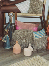 Load image into Gallery viewer, Luxury Home Decor Pillow - Iridescent Cape Blue/Andes Sand