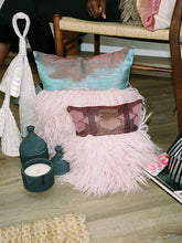 Load image into Gallery viewer, Luxury Home Decor Pillow - Burgundy/Peruvian Pink