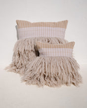 Load image into Gallery viewer, Wugo Throw Pillow - Cream Picnic/Smokey Beige