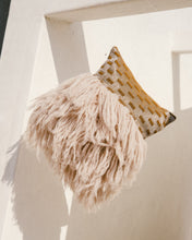 Load image into Gallery viewer, Platinum Check / Smokey Beige Decorative Pillow for living room